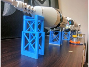 lego saturn v duruyor oyuncak & oyun aksesuarları apollo Satürn 5 3d print model - Mito3D