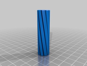longue spirale vase linéaire de la douille Imprimante 3d accessoires personnalisé 3d print model - Mito3D