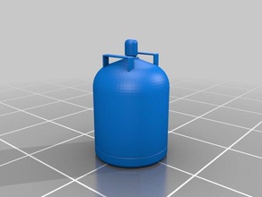 propane container european toys & games miniature tank 3d print model - Mito3D