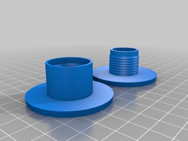 foosball rod caps replacement parts table 3D print model - Mito3D