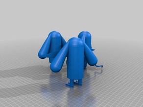 mole saint monster belle fuer leur ami L'impression 3d 3d print model - Mito3D
