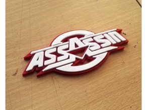 logo assassin french rap keychains 3d print model - Mito3D