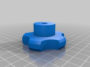 metric screw knob m6 diy customized 3d print model - Mito3D