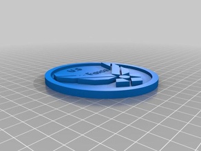 air force coaster display 3d printing 3d print model - Mito3D