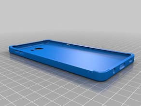 samsung galaxy c9 pro basic phone case 3d printing smartphone 3d print model - Mito3D