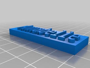 trusty key chain - gray 3d printing 3d print model - Mito3D