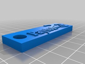 payton chaveiro - preto A impressão 3d 3d print model - Mito3D