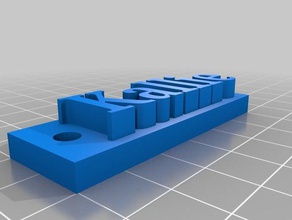 johnson clé de la chaîne - violet L'impression 3d 3d print model - Mito3D