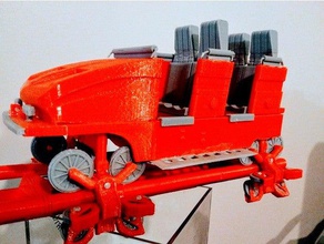 schwarzkopf estilo montaña rusa de tren vehículos 3d print model - Mito3D