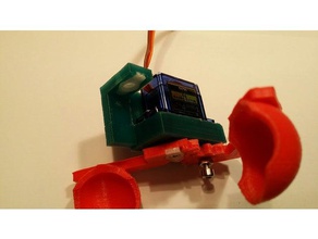 robot gripper 3d baskı claw 3d print model - Mito3D
