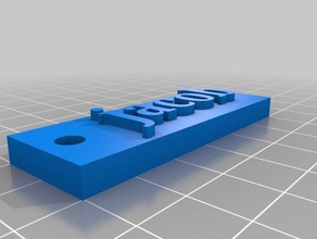 sanders clé de la chaîne - violet L'impression 3d 3d print model - Mito3D