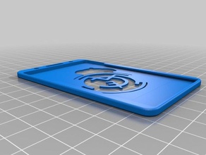 id holder real madrid accessories 3d print model - Mito3D
