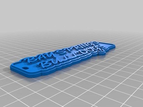 bs bulldogs Anahtarlık özelleştirilmiş 3d print model - Mito3D