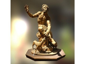 lazarus tarama ve kopyaları 3d yazıcı baskı 3 Boyutlu Tarama Bronz Hıristiyan kilise kültürel miras köpek adam heykel 3d print model - Mito3D