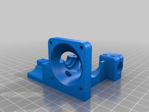 bowden x-carriage body 40mm fan & 12mm sensor 3d printer extruders 3d print model - Mito3D