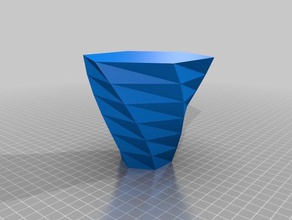 polygon vase containers customized 3d print model - Mito3D