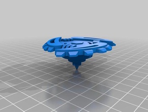 copy left spin beyblade 3d printing 3d print model - Mito3D