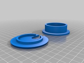 2 inch grommet office customized 3d print model - Mito3D