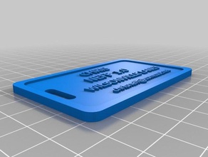 10 bowling bag tag household customized 3d print model - Mito3D