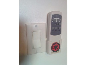 remote holder decora light switch decor plate 3d print model - Mito3D
