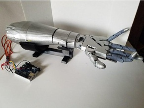mano del robot base inmoov diy de la modificaciones 3d print model - Mito3D