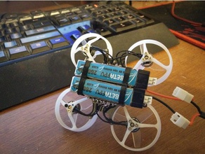 doppia lipo monte rakonheli 66mm 0703 telaio hobby drone tinywhoop 3d print model - Mito3D