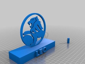 horoscope holden leo L'impression 3d zodiaque zodiac 3d print model - Mito3D