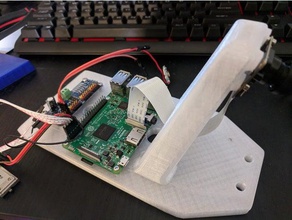 asino auto un pezzo piattaforma la robotica raspberry pi 3d print model - Mito3D