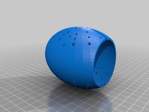 Lampe design Kieselalgen-Zellwand 3 Mathe-Kunst 3d print model - Mito3D