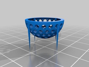 lamp design diatom cell 5 math art 3d print model - Mito3D
