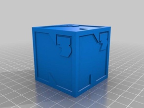 nerdcubed nerd cube - thicker corners models cubed thick corner 3d print model - Mito3D