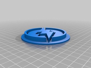 electronium coin etn logo coins & badges 3d print model - Mito3D