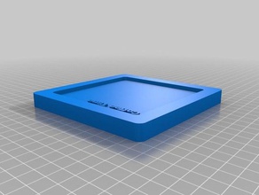 coffee plate office 3d print model - Mito3D