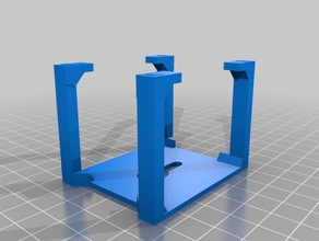 halterung f r dreifachstecker Haushalt steckdosenleiste 3d print model - Mito3D