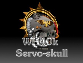 wh40k servo-crâne modèles le crâne warhammer 40k 3d print model - Mito3D