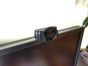 logitech c920-webcam-Objektiv-Unterstützung Kamera headtracker c920 webcam trackir 3d print model - Mito3D