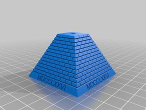 pyramide L'impression 3d 3d print model - Mito3D