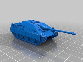 1-100 jagdpanther high detail 3d printing tank tanks 3d print model - Mito3D