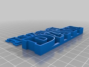 davi les conteneurs personnalisé 3d print model - Mito3D