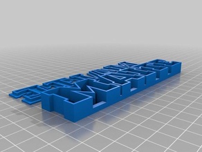 maite los contenedores personalizado 3d print model - Mito3D