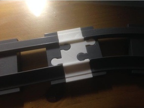 duplo pista curta brinquedos & games lego ferroviário trilhos 3d print model - Mito3D