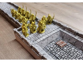 warhammer quest 1995 orc proxies jogos 28mm dungeon miniaturas wargame wargaming fantasy 3d print model - Mito3D