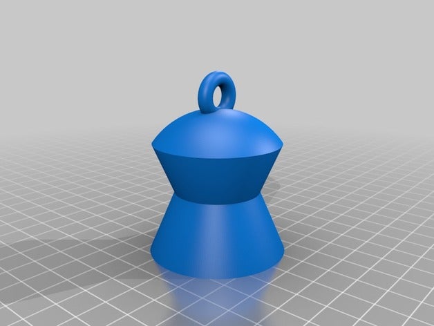 airgun pellet christmas bauble decor 3D print model - Mito3D