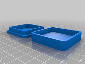 meine angepasste abgerundete box 48 Container kundengebundene 3d print model - Mito3D