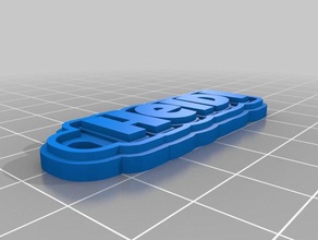 heidi Schlüsselanhänger kundengebundene 3d print model - Mito3D