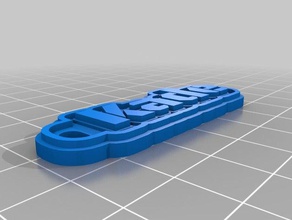 kade portachiavi i su misura 3d print model - Mito3D
