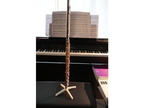 collapsible flute stand music 3d print model - Mito3D