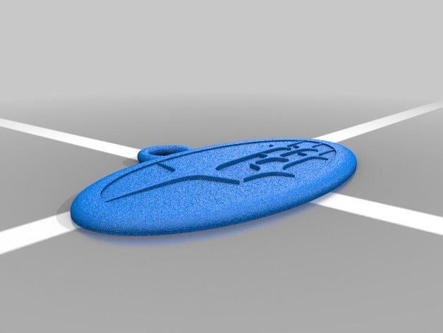 subaru trousseau de clés porte-clés des voitures 3D print model - Mito3D