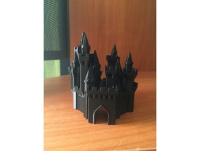 castle3 las estructuras de edificios personalizado 3d print model - Mito3D