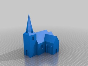 kirche reelkirchen buildings & structures christian church churches 3d print model - Mito3D